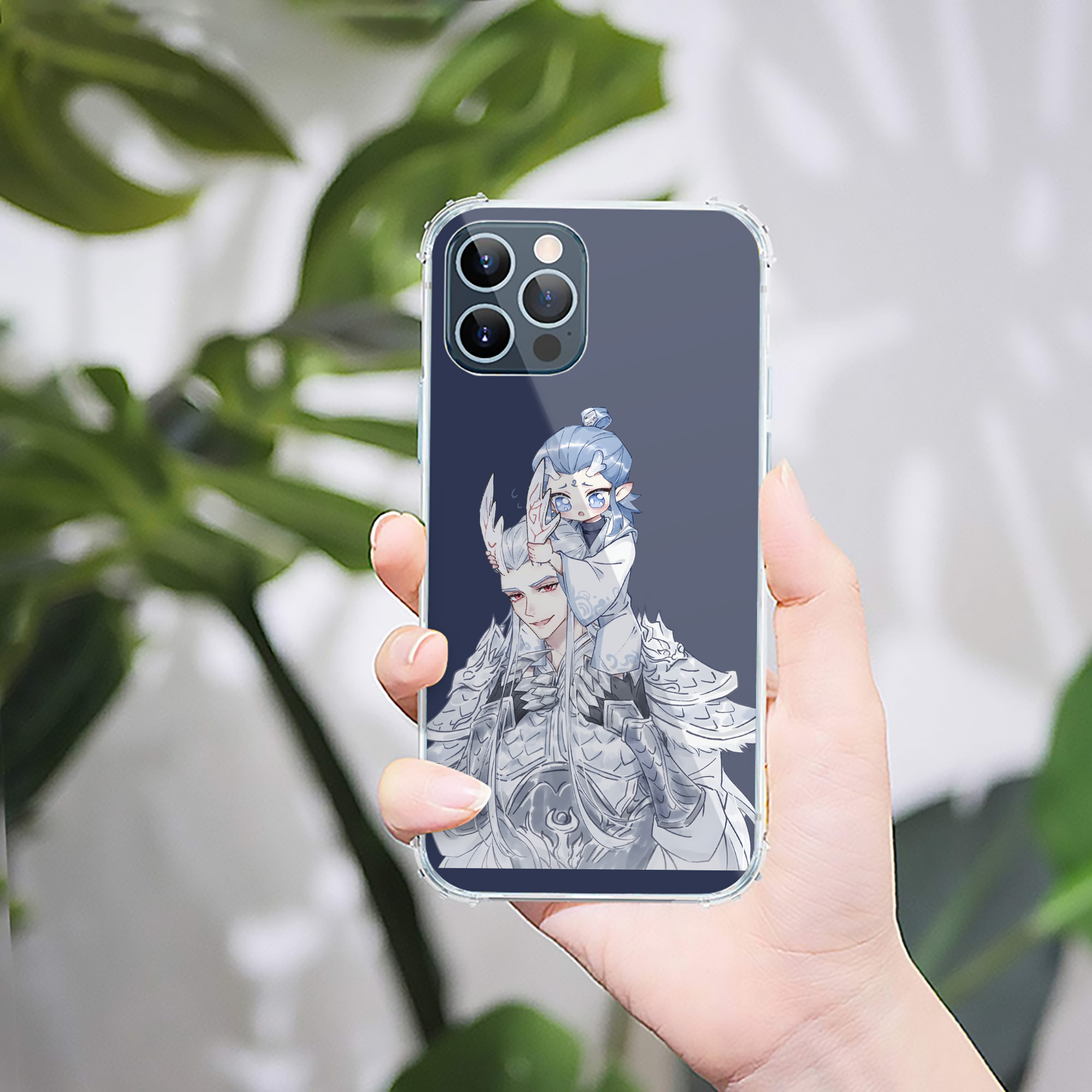 （画像用） Ne Zha 2 ナタ 魔童の大暴れ 【iPhone 12シリーズ対応】透明スマホケース（クリアソフトケース）